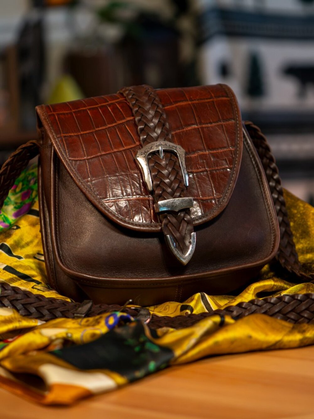 Vintage 1990 Brighton Taylor crossbody